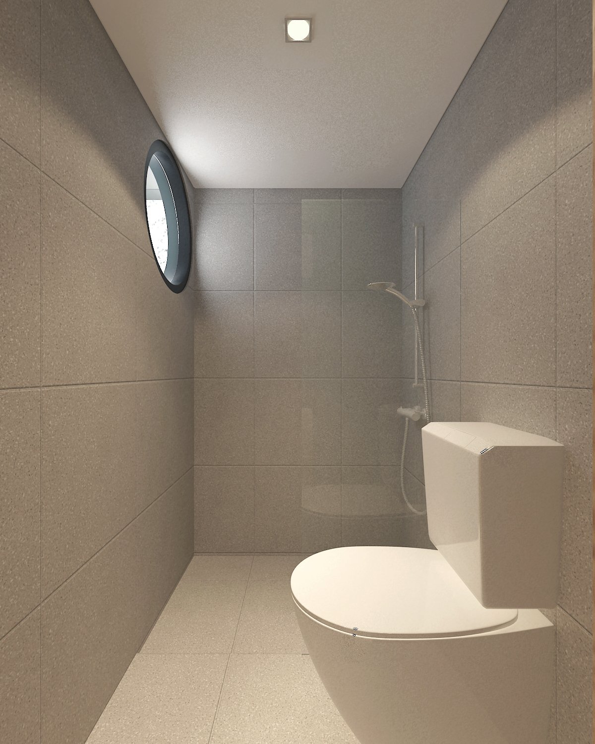 HAVN apartment bathroom, unit view 4 render